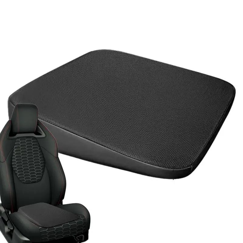 Wedge Car Seat Cushion – Ergonomic Adult Booster Pad for Drivers