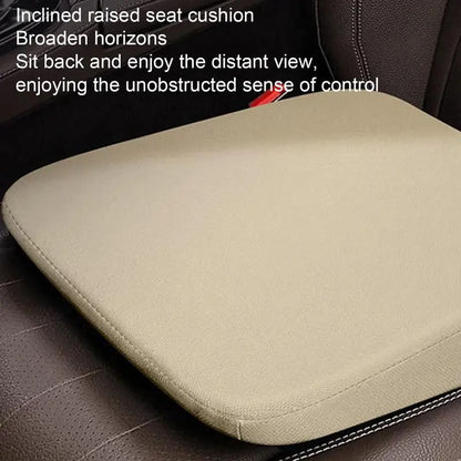 Wedge Car Seat Cushion – Ergonomic Adult Booster Pad for Drivers