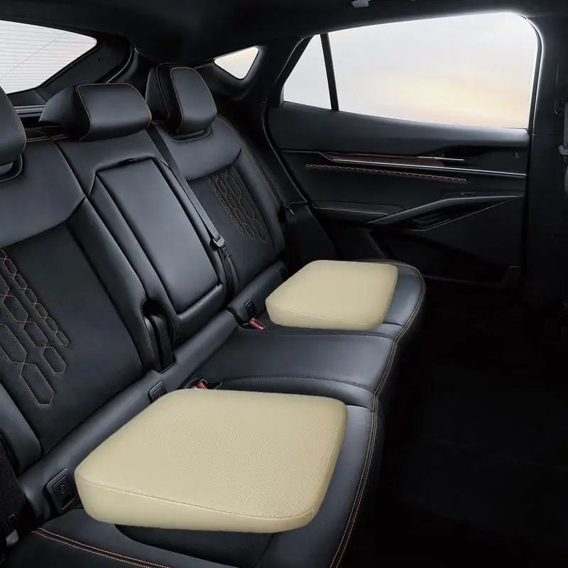 Wedge Car Seat Cushion – Ergonomic Adult Booster Pad for Drivers