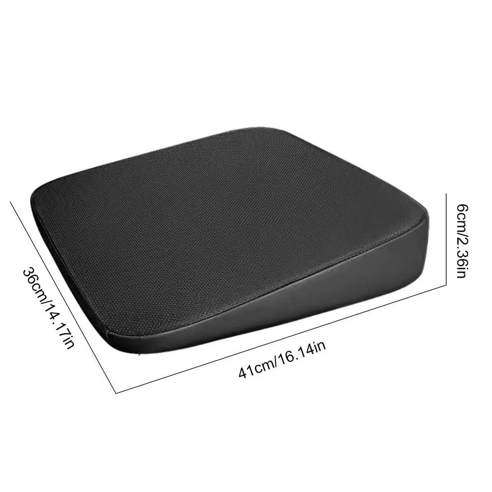 Wedge Car Seat Cushion – Ergonomic Adult Booster Pad for Drivers