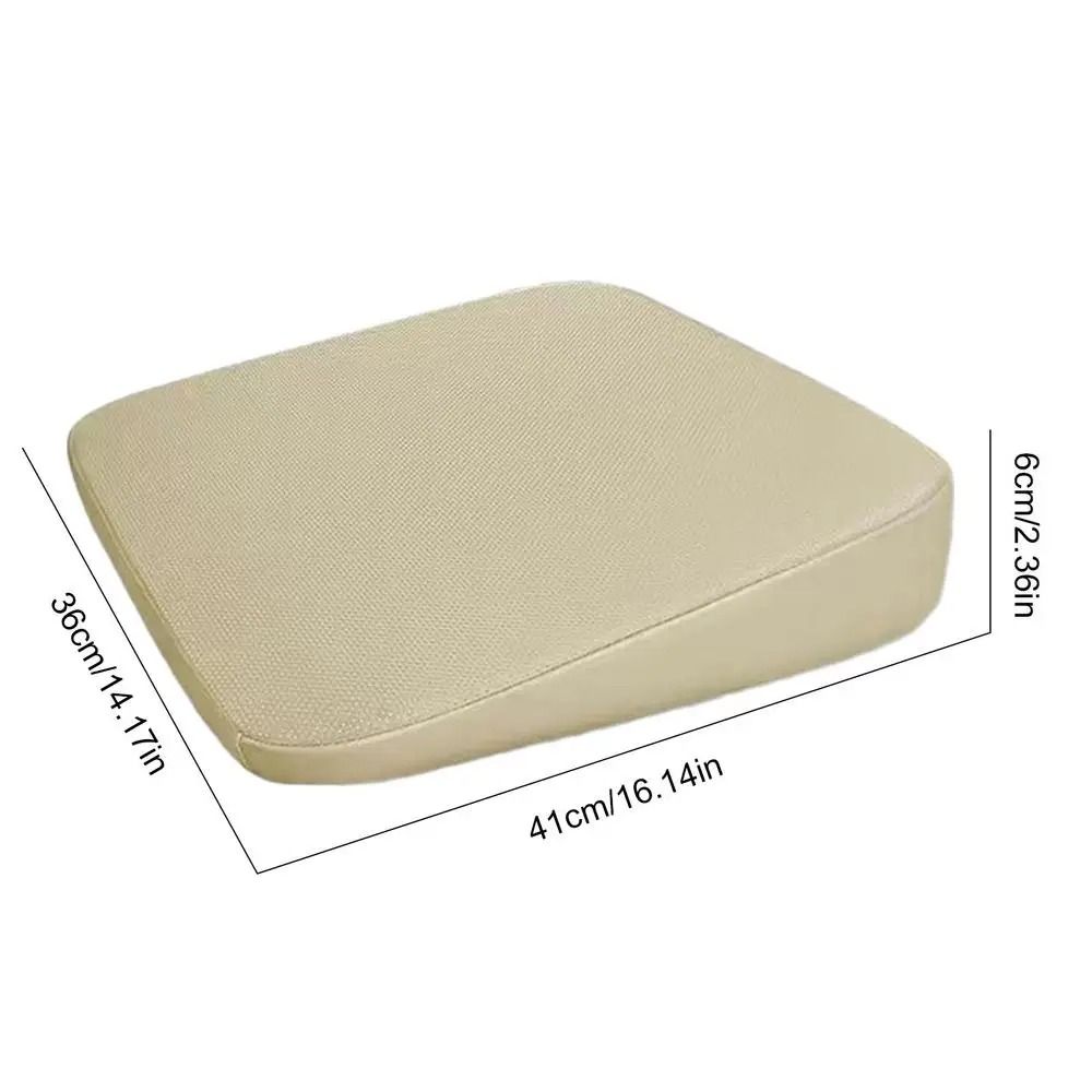 Wedge Car Seat Cushion – Ergonomic Adult Booster Pad for Drivers