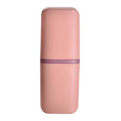 Portable Toothbrush Holder Box – Travel Camping Toothbrush Storage Organizer Case with Toothpaste Holder