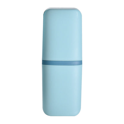 Portable Toothbrush Holder Box – Travel Camping Toothbrush Storage Organizer Case with Toothpaste Holder