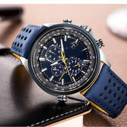 Blue Angels Men's Military Aviation Chronograph Watch Band