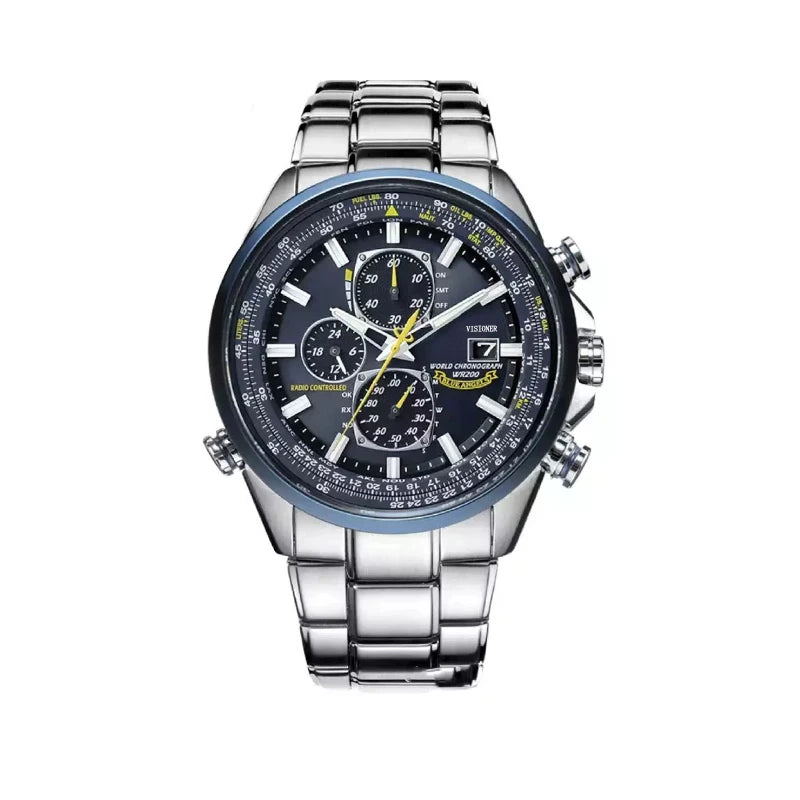 Blue Angels Men's Military Aviation Chronograph Watch Band