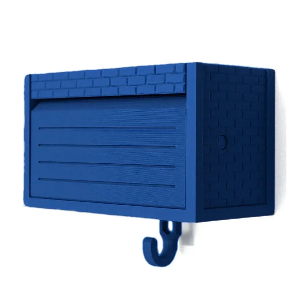 Multifunctional Funny Wall Mount Key Rack, Creative Car Garage Key Holder with Opening Door