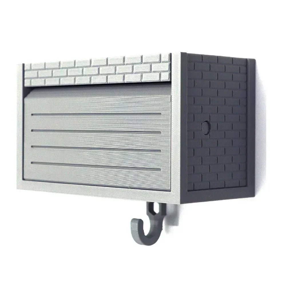 Multifunctional Funny Wall Mount Key Rack, Creative Car Garage Key Holder with Opening Door