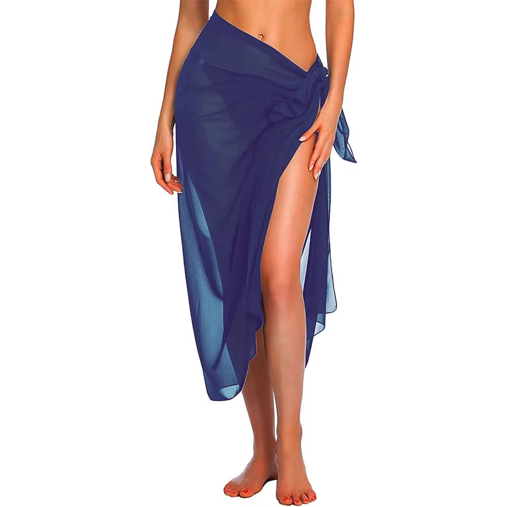 Women's Long & Short Sarong Swimsuit Cover Ups | Summer Beach Wrap Skirt & Scarf