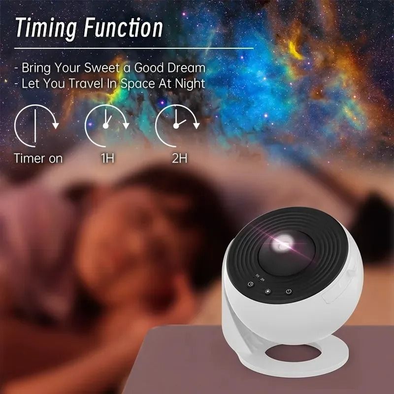Professional Planetarium Galaxy Projector with 360° Rotation for Home