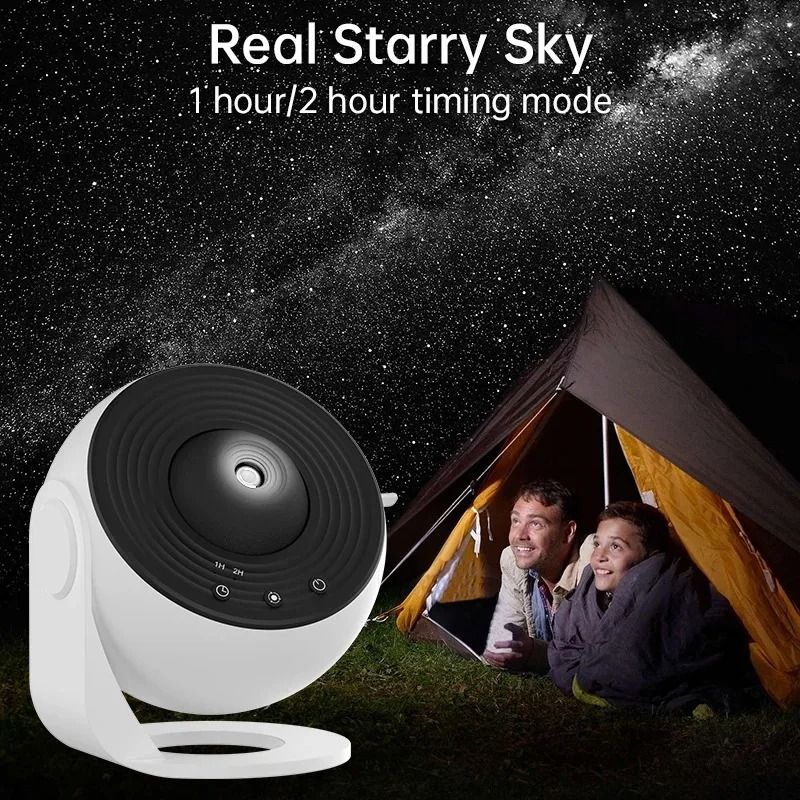 Professional Planetarium Galaxy Projector with 360° Rotation for Home