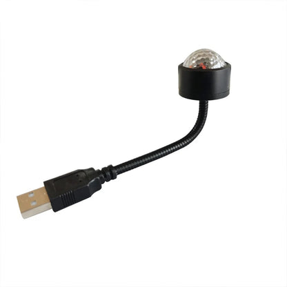 Adjustable Mini LED Car Roof Projector, USB Decorative Galaxy Lamp for Auto Roof Room Ceiling Atmosphere