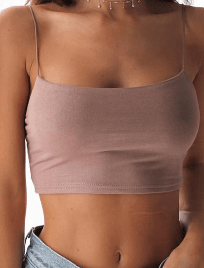 Black Halter Backless Crop Top for Effortless Summer Style