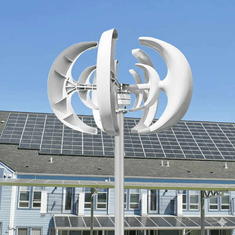 Vertical Wind Turbine Generator with MPPT Controller for Home and Farm Energy