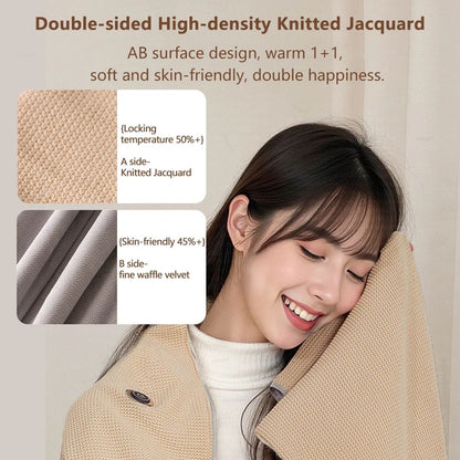 USB Heated Wearable Shawl Blanket