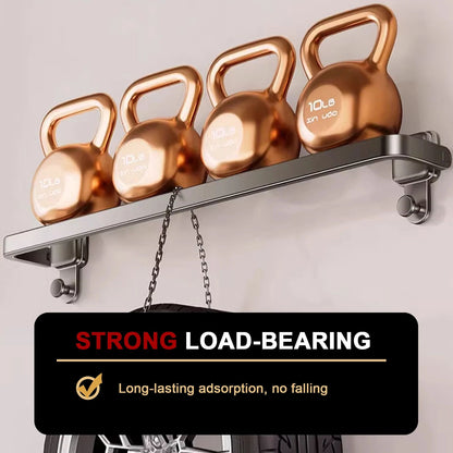 FlexiHold No Drill Towel Bar – Folding Suction Cup Wall Mount Towel Holder