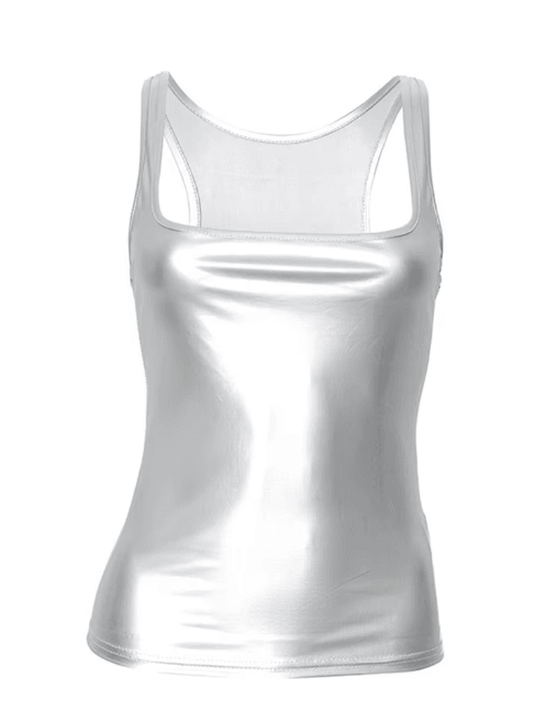 Square Neck Y2K Sleeveless Tank Top Korean Fashion Summer Cami for Women