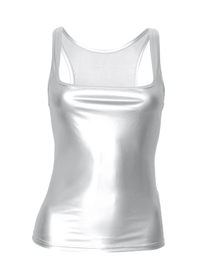Square Neck Y2K Sleeveless Tank Top Korean Fashion Summer Cami for Women
