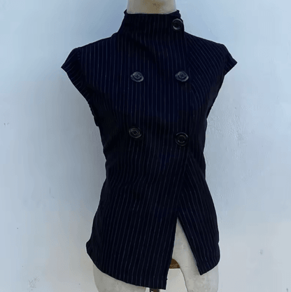 Y2K Backless Slim Sling Crop Tank Goth Punk Coquette Harajuku Top