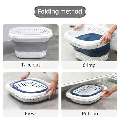 FlexPop Collapsible Laundry Basket Folding Pop Up Hamper