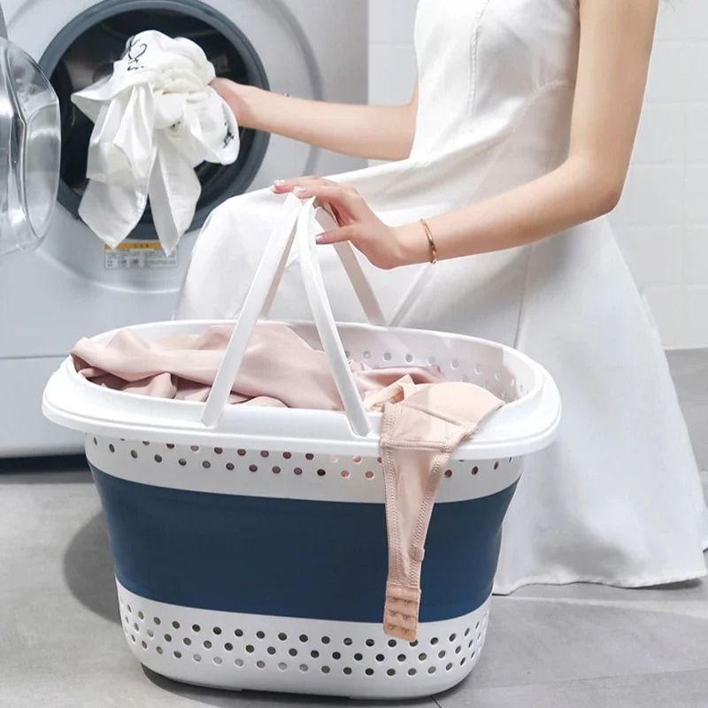FlexPop Collapsible Laundry Basket Folding Pop Up Hamper
