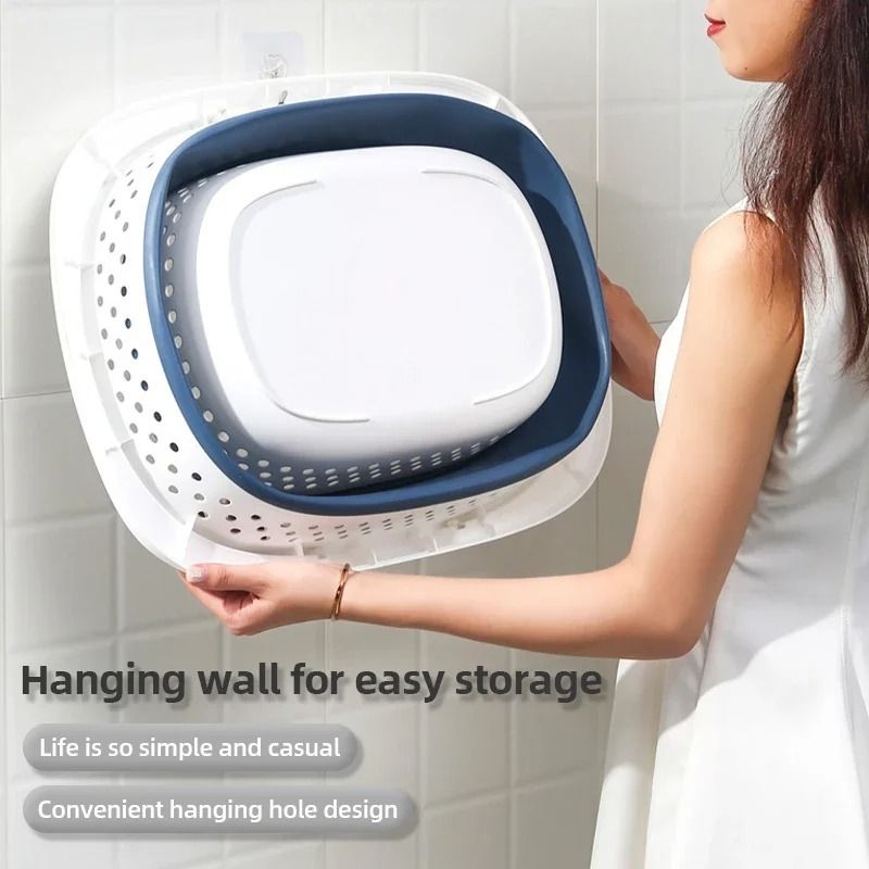 FlexPop Collapsible Laundry Basket Folding Pop Up Hamper