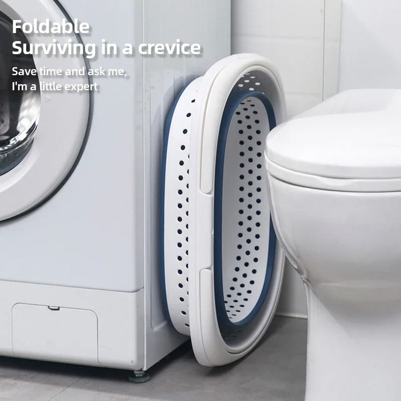 FlexPop Collapsible Laundry Basket Folding Pop Up Hamper