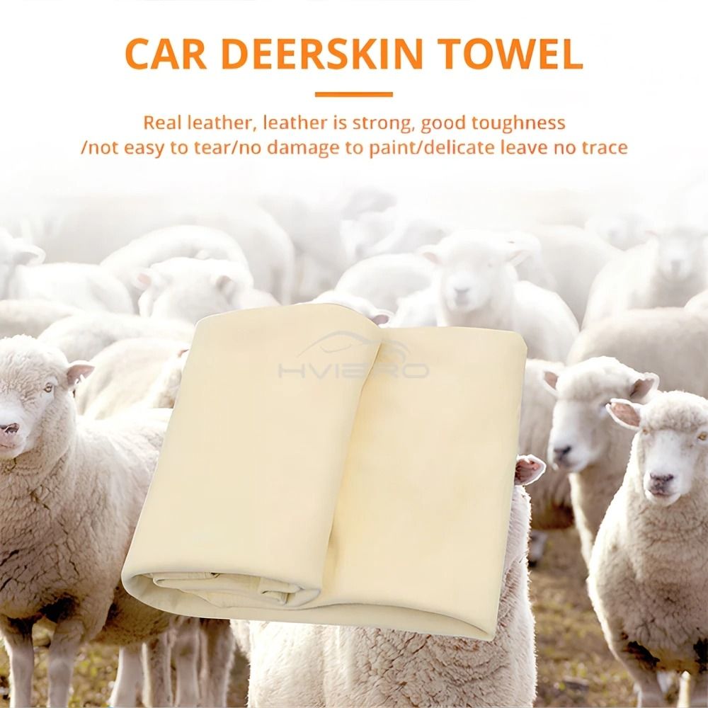 Natural Chamois Genuine Leather Drying Cloth