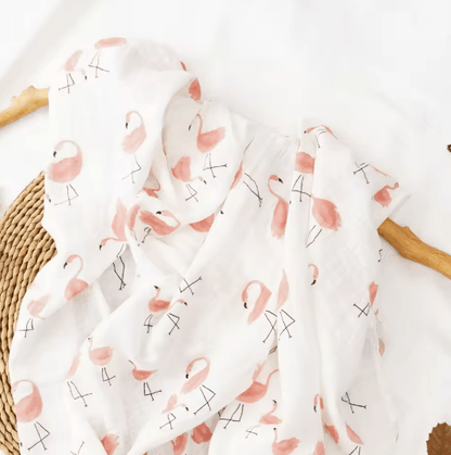 Premium Cotton Muslin Swaddle Blanket 120 x 110 cm Soft Newborn Baby Wrap