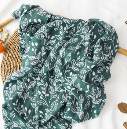 Premium Cotton Muslin Swaddle Blanket 120 x 110 cm Soft Newborn Baby Wrap