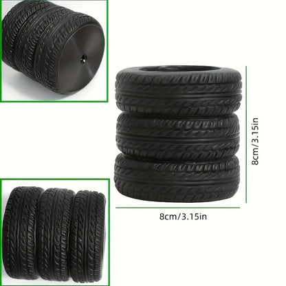 PVC Tire Shaped Pen Holder Fun Desk Organizer for Office and School Supplies