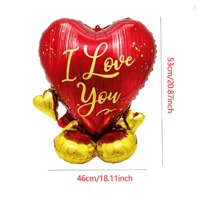40 Inch Giant Heart Foil Balloon for Valentine and Wedding Decor
