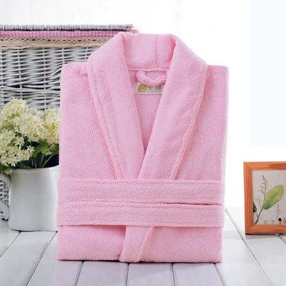 Premium 100% Cotton Toweling Terry Robe – Unisex Soft Bath Robe & Casual Nightrobe Sleepwear