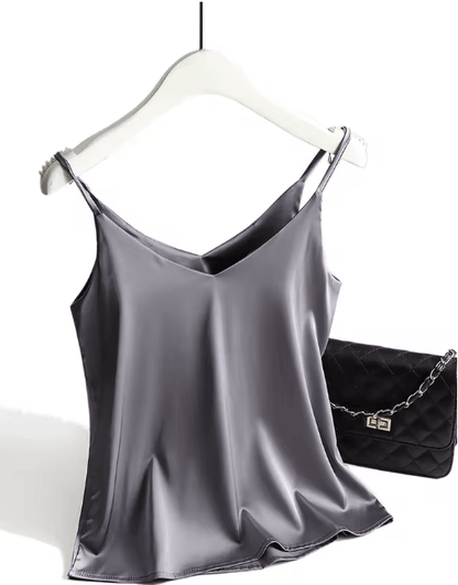 Spaghetti strap cami satin tank top summer camisole