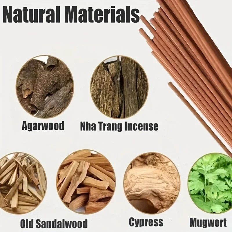 Natural Sandalwood Incense Sticks 40 Pc Set