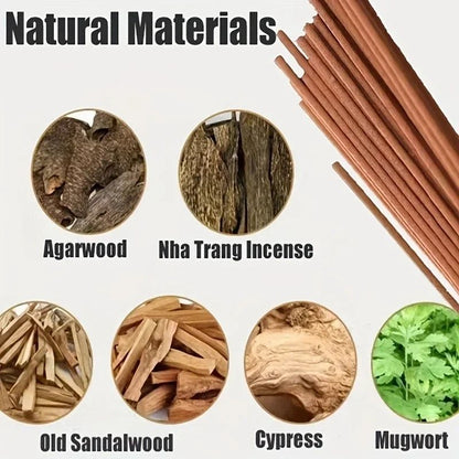Natural Sandalwood Incense Sticks 40 Pc Set