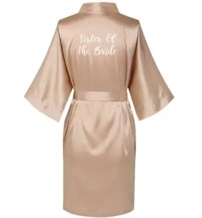 Plus Size Satin Silk Wedding Robes – Elegant Bride & Bridesmaid Gown for Maid of Honor