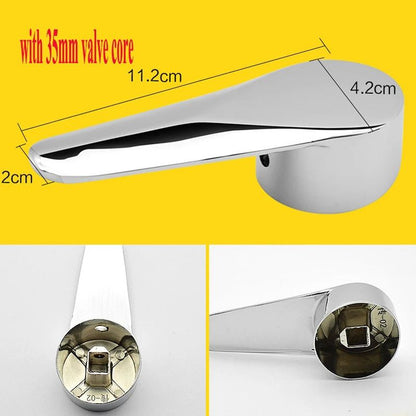 Universal replacement faucet handle (Metal, Single-Lever) for Bathroom & Kitchen Hot/Cold Control