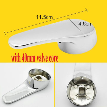 Universal replacement faucet handle (Metal, Single-Lever) for Bathroom & Kitchen Hot/Cold Control