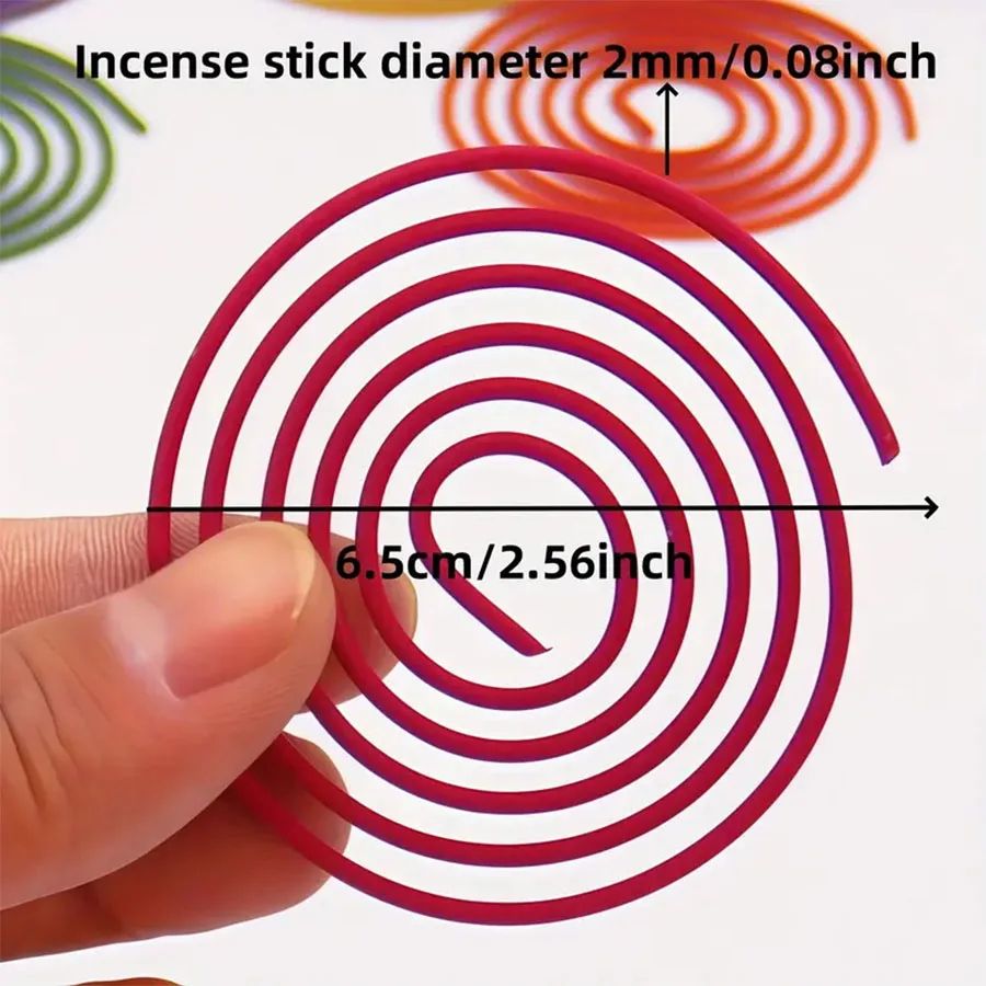 50pcs Mixed Spiral Incense Sticks