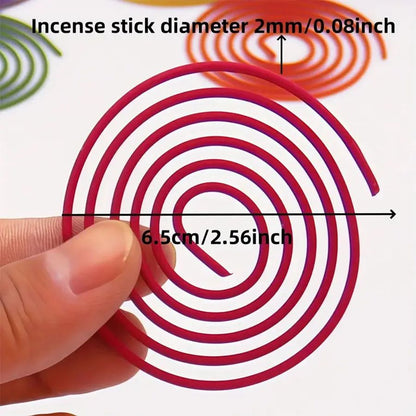 50pcs Mixed Spiral Incense Sticks