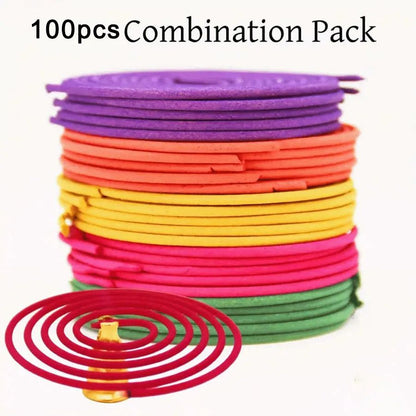 50pcs Mixed Spiral Incense Sticks