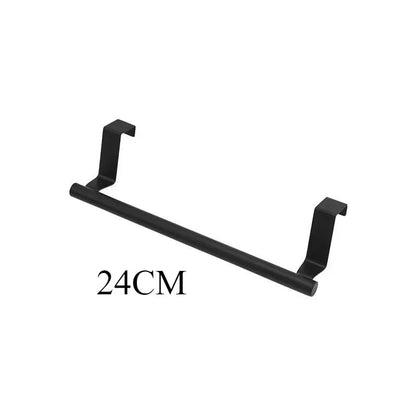 Stainless Steel Over the Door Towel Rack – Space-Saving Bathroom & Kitchen Organizer