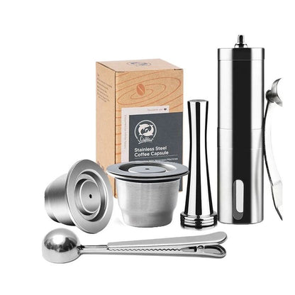 Reusable Nespresso Coffee Capsules – Stainless Steel Refillable Pods & Professional Eco-Friendly Coffeeware