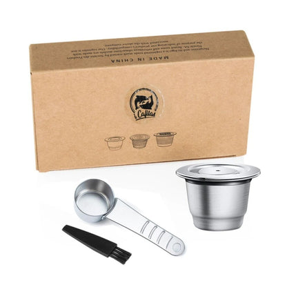 Reusable Nespresso Coffee Capsules – Stainless Steel Refillable Pods & Professional Eco-Friendly Coffeeware