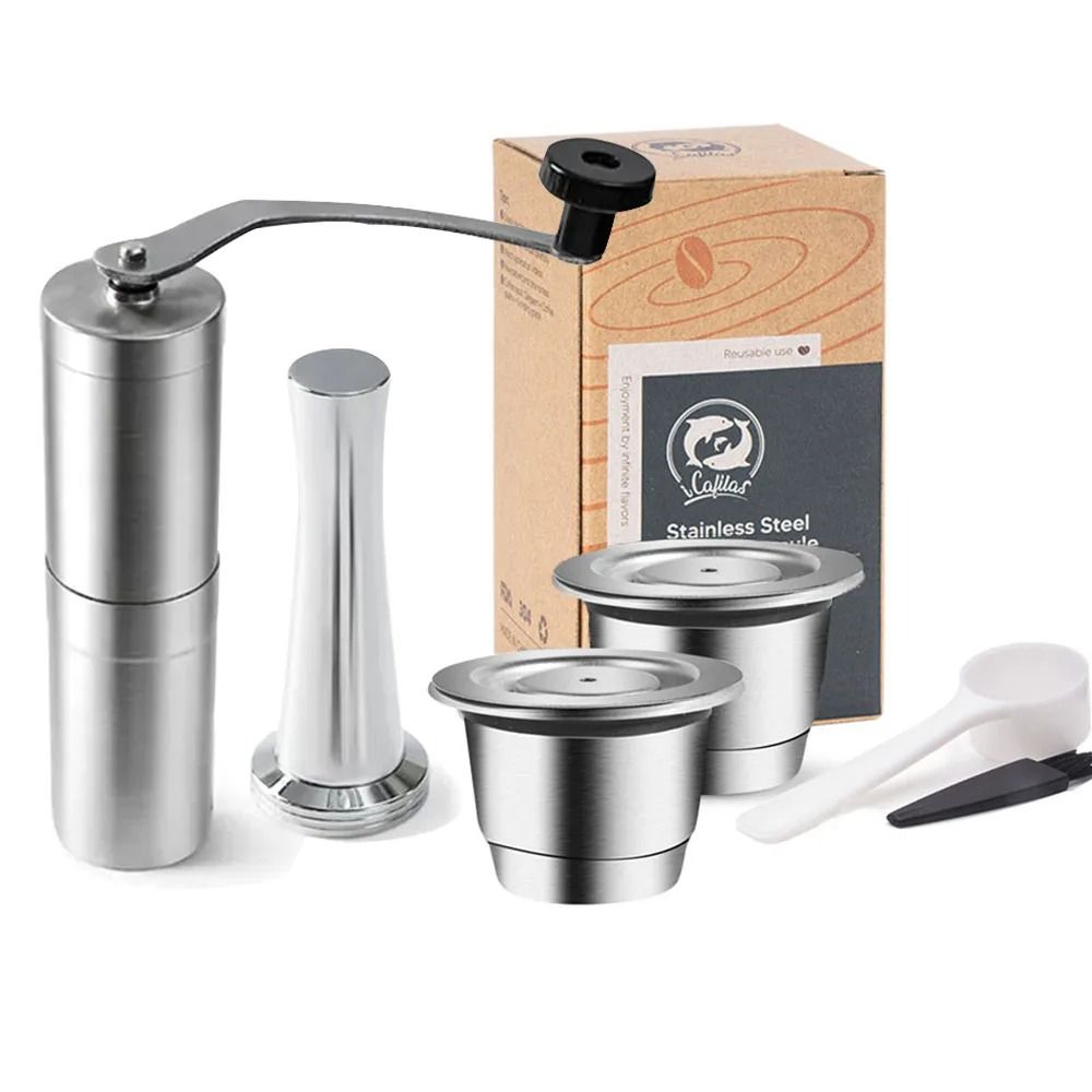 Reusable Nespresso Coffee Capsules – Stainless Steel Refillable Pods & Professional Eco-Friendly Coffeeware