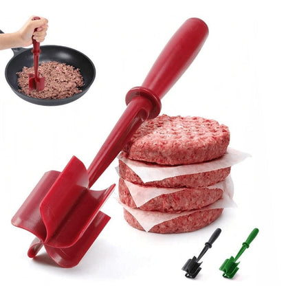 Meat Chopper & Shredder – Heat-Resistant Hamburger Meat Smasher for Ground Beef & More