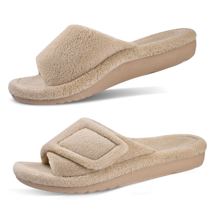 Orthopedic Slippers for Women, Arch Support Slippers for Plantar Fasciitis Relief, Cozy Home Slides