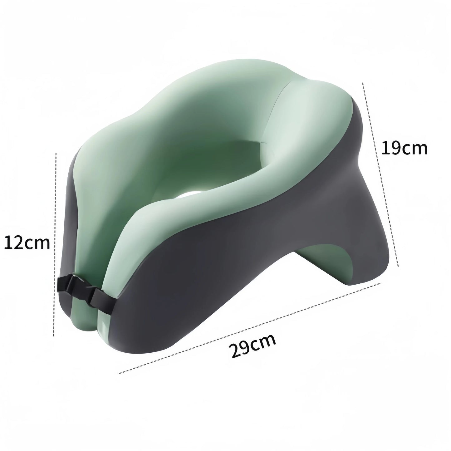 Ergonomic U-shaped Travel Pillow Memory Foam Airplane Neck Pillow for Office Nap