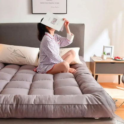 CloudRest Thick Foldable Tatami Mattress – Breathable Japanese Floor Bed for Dorm & Adult Use