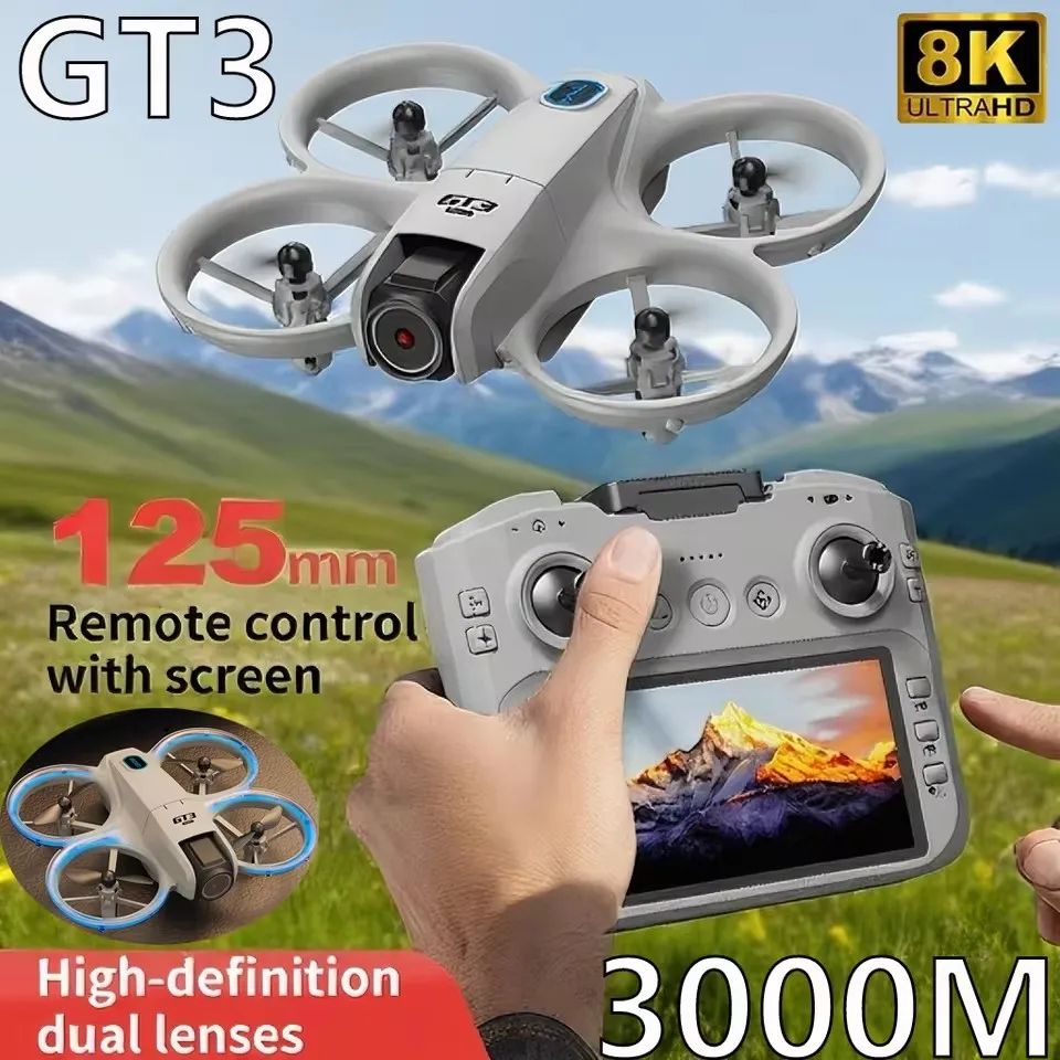 SkyVision Pro 8K GPS Drone with Dual Camera and Obstacle Avoidance